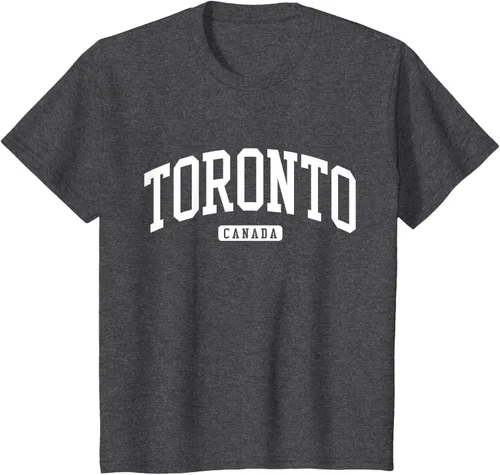 Vista 26 de Camiseta estilo universitario de Toronto Canada, Negro