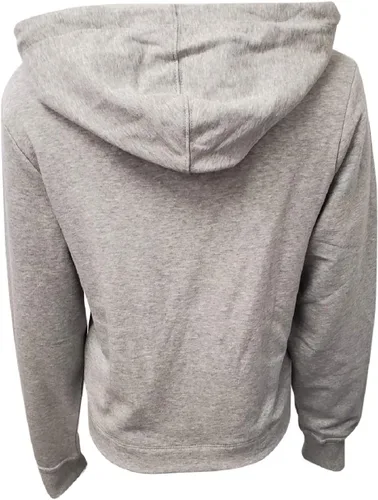 Vista 2 de Tommy Hilfiger Sudadera con capucha para mujer Est. 1985 (Estados Unidos, Alpha, S, regular, gris claro), Gris