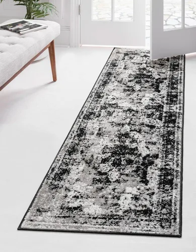 Vista 28 de Unique Loom, colección Sofía - Alfombra de la colección Salle Garnier (4' 1" x 6' 1", turquesa/azul, rectangular)