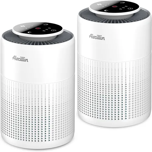 Vista 8 de Aircillin Paquete de 2 purificadores de aire para el hogar, habitación grande de hasta 908 pies cuadrados cada uno, purificadores de aire HEPA