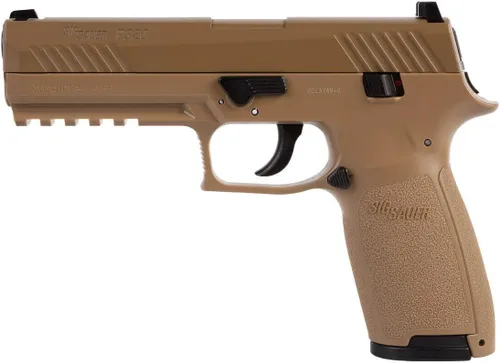 Vista 5 de Sіg Sauer P320 CO2 .177 Cal Blowback Pistola de aire, Coyote Tan con estuche rígido Wearable4U