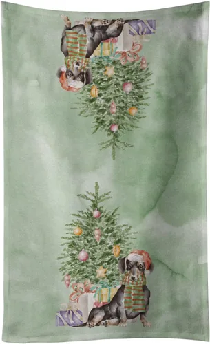 Vista 27 de Caroline's Treasures Toalla de cocina Christmas English Bulldog #2, 15 X 28, multicolor