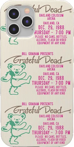 Vista 15 de Casely Funda para iPhone 12 Pro Max Arte del Caos Cráneo de Grateful Dead Diseño Clásico Ultra Delgado