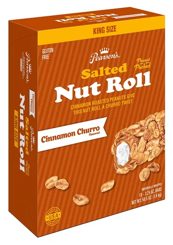Vista 6 de Pearson 's Bite-Size Rollo de nueces saladas con sabor a caramelo, bolsa de 23 onzas, a granel, envuelto individualmente