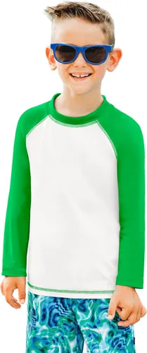 Vista 11 de City Threads camisa de manga larga con protección solar SPF 50+, peplo, rash guard para niña