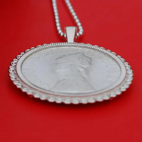 Vista 5 de 1966 Italia 500 Lire BU Unc 83.5% Plata Moneda 925 Collar NUEVO