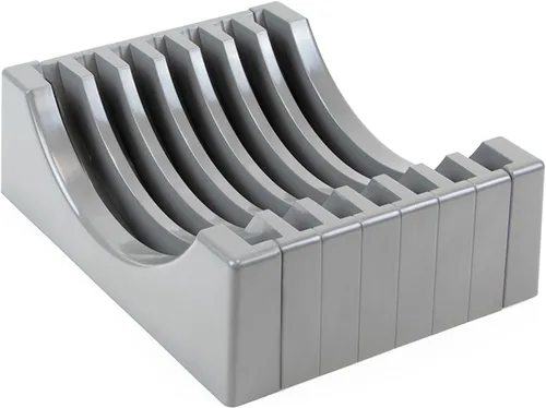 Vista 6 de Emuca - Organizador de platos para muebles con capacidad para 13 platos, plástico gris, plástico