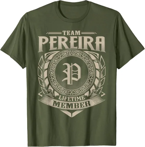 Vista 5 de Team PEREIRA Lifetime Member Apellido PEREIRA Family Vintage Camiseta, Negro