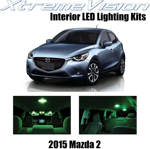 Vista 11 de xtremevision Mazda 2 2015 + (5 piezas) Premium LED Interior Kit Paquete + Herramienta de instalación, Azul