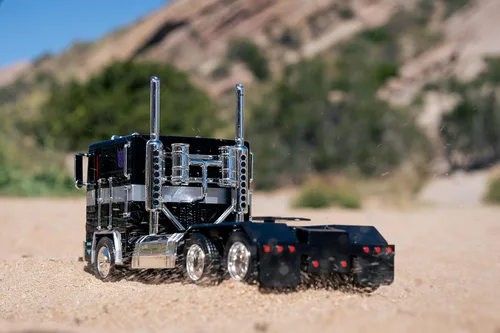 Vista 10 de Jada Toys Transformers G1 1:24 Nemesis Prime - Coche fundido a presión, juguetes para niños y adultos, color negro