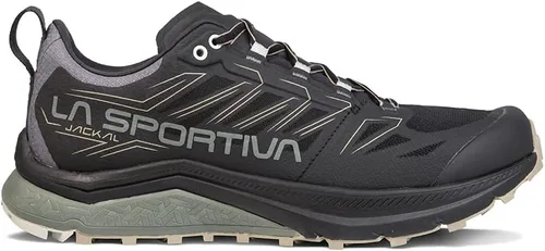Vista 2 de La Sportiva Tenis de correr Jackal Trail para hombre, negroarcilla, 13.5, Negro