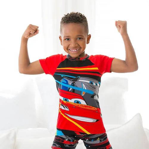 Vista 2 de Disney Cars 3 PJ PALS - Conjunto corto para niños Multi