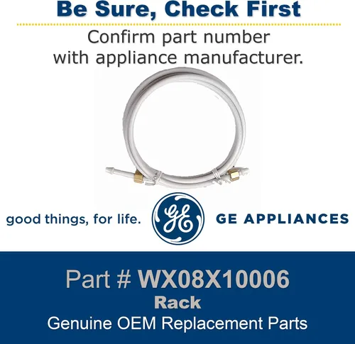 Vista 2 de GE WX08X10006 Genuino OEM Línea de Agua Kit de Instalación Refrigeradores, Blanco