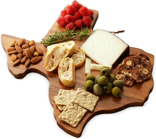 Vista 19 de Tabla de servir grande Twine, accesorios para tablas de charcutería, bandeja de servir para aperitivos, tabla de cortar grande, bandeja de servir
