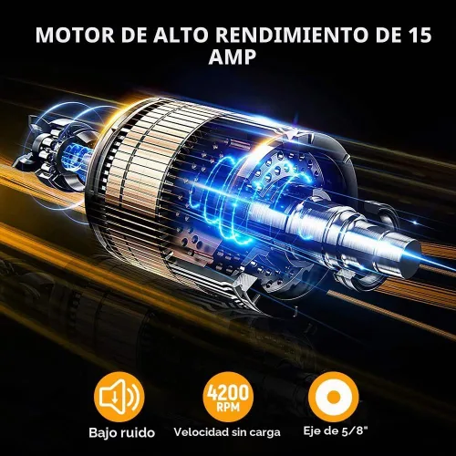 Vista 9 de Hoteche Sierra de Mesa de 10 Pulgadas - Sierra Eléctrica de 15 Amperios con Soporte y Mesa Extensible para Carpintería, Ebanistería, Proyectos