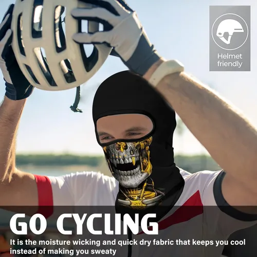 Vista 5 de Obacle Balaclava Face Mask Men Women Lightweight for Ski Hunting Cycling Fishing