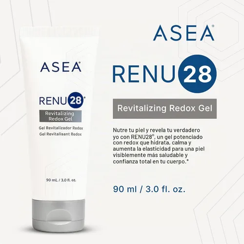 Vista 3 de ASEA gel para cuidado de la piel Renu 28 Redox de 2.7 onzas Contains Redox Molecules, Lightweight Gel, Face & Body Use, Clean Beauty Formula and