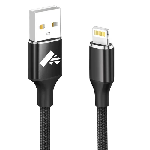 Vista 9 de Cargador de iPhone [certificado Apple MFi] Cable de carga rápida USB a Lightning de 6 pies, cable USB trenzado para teléfono compatible con iPhone