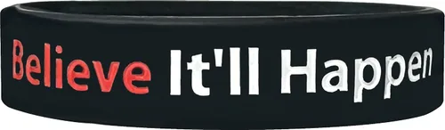 Vista 15 de Pulseras Motivacionales We Keep You Motivated - Usadas por Atletas Profesionales - Pulseras de Silicona y Goma Inspiradoras – Enfoque y Gimnasio