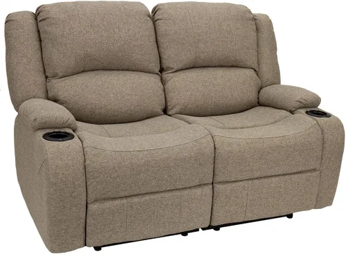 Vista 18 de RecPro Charles Powered - Asiento reclinable de pared para caravana de 80 pulgadas, color avena