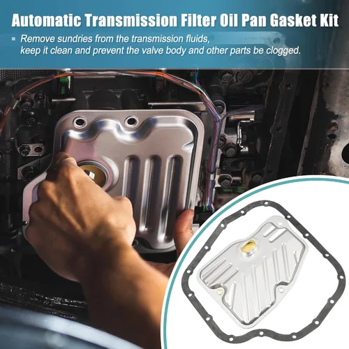 Vista 3 de uxcell 1 Unidades Filtro de Transmisión Cárter Aceite para TOYOTA COROLLA