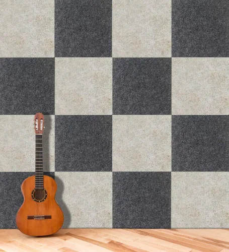 Vista 7 de BXI Paneles acústicos gruesos que absorben el sonido, paquete de 12 paneles acústicos densos de 12 x 12 x 0.5 pulgadas, paneles de sonido que
