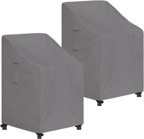 Vista 18 de Easy-Going Funda para Silla de Respaldo Alto para Exteriores Resistente a Rayos UV Funda para Silla de Patio Impermeable Funda para Muebles