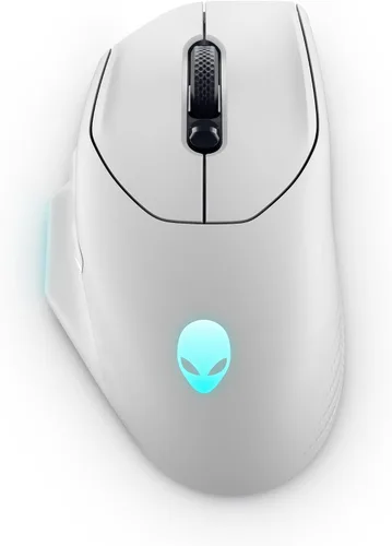 Vista 17 de Alienware Pro - Ratón inalámbrico para juegos - Conectividad inalámbrica de 2.4GHz/USB con cable, DPI ajustable, tecnología de sensor óptico, 6 Luz
