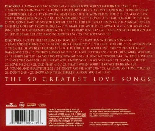 Vista 2 de The 50 Greatest Love Songs