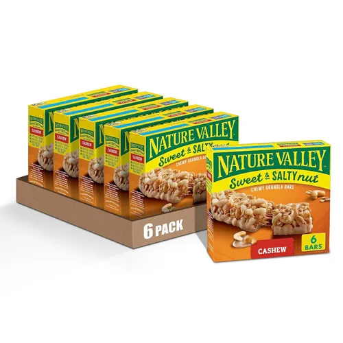 Vista 9 de Nature Valley Barras de granola de nueces dulces y saladas, maní, 15 barras, 18 onzas