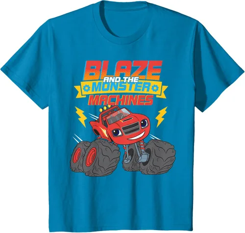 Vista 34 de Blaze & The Monster Machines Cute Blaze - Camiseta Negro
