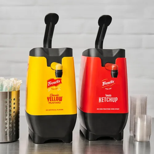 Vista 7 de Bolsa dispensadora de mostaza amarilla clásica de French's con ajuste, 1.5 galones - Una bolsa de 1.5 galones de mostaza amarilla clásica