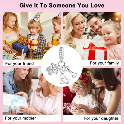 Vista 124 de Abalorios de plata de ley 925 con letras de la A ~ Z, para pulseras, collares, Día de San Valentín, Día de la Madre, joyería regalos para mujeres