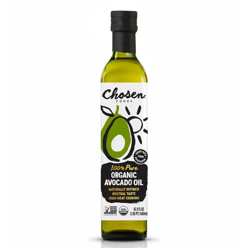 Vista 8 de CHOSEN FOODS Aceite de Aguacate Orgánico, 33.81 FL OZ
