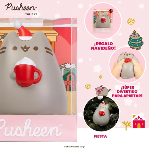 Vista 2 de Hamee Pusheen - Juguete de Navidad Jumbo Squishy coleccionable de SquiSHU