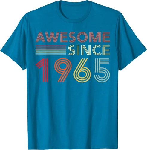 Vista 7 de Camiseta retro de 60 cumpleaños decoraciones para hombres 60 años 1965 60, Negro