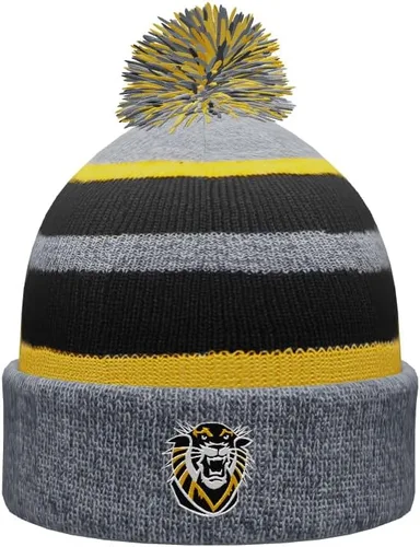 Vista 82 de NCAA Prime - Gorro de punto de invierno con pompón plegable