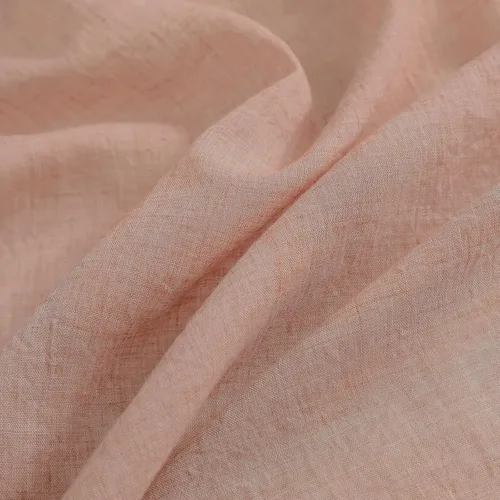 Vista 9 de Anpark Cortinas traslúcidas elegantes de lino y algodón texturizadas filtrantes de luz de 96 pulgadas de largo, para dormitorio, sala de estar Rosa