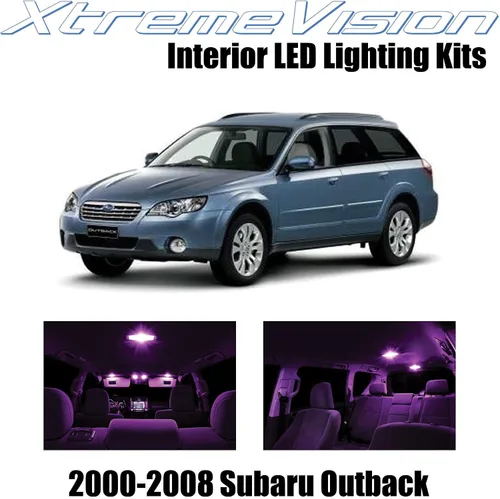 Vista 9 de XtremeVision LED interior para Subaru Outback 2000-2008 (10 piezas) kit de LED interior azul + herramienta de instalación