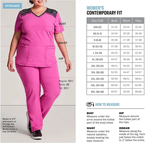 Vista 2 de Dickies Dynamix DK227 - Pantalón quirúrgico para mujer