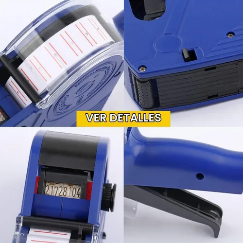 Vista 4 de Kit de máquina etiquetadora de precios, Azul