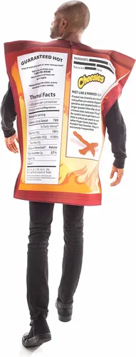 Vista 4 de Bag of Chips Halloween Costume One Size fits Most Slip On Adult Halloween Costume Funny Adult Costume