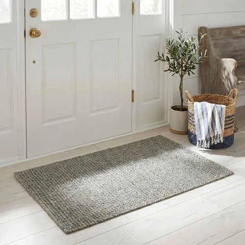 Vista 23 de SAFAVIEH Colección de fibra natural - Alfombra decorativa de yute, 2 x 3 pies, color gris, hecha a mano, ideal para áreas de alto tráfico