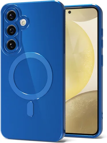 Vista 96 de Svanove Funda magnética de silicona para Samsung Galaxy S22, compatible con Magsafe, bonita funda para mujer, goma de gelatina brillante delgada