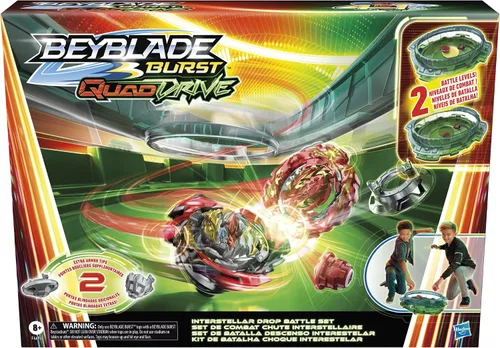 Vista 2 de Hasbro F4694 / F4694AS00 / F4694AS00 Juego de batalla Hasbro Beyblade Burst QuadDrive Interstellar Drop