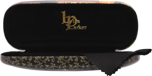 Vista 3 de Enchanted Jewelry Lisa Parker Witching Hour - Estuche para gafas, diseño de gato negro, Negro