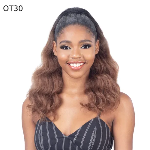 Vista 3 de FreeTress Equal Wig Cola de caballo Natural Me Natural Onda suelta (2)