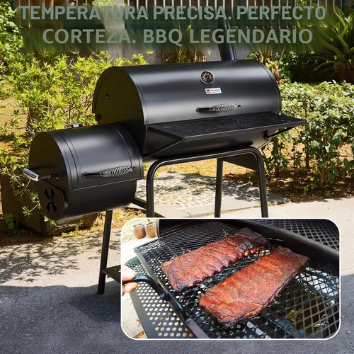 Vista 7 de Termómetro para BBQ de 2-3/8 pulgadas, esfera sobredimensionada, termómetro de ahumador de 50-800 °F, resistente a la intemperie con números