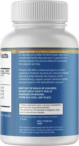 Vista 3 de Suplemento dietético DentaForce Advanced Oral Health Formula 60 cápsulas vegetales