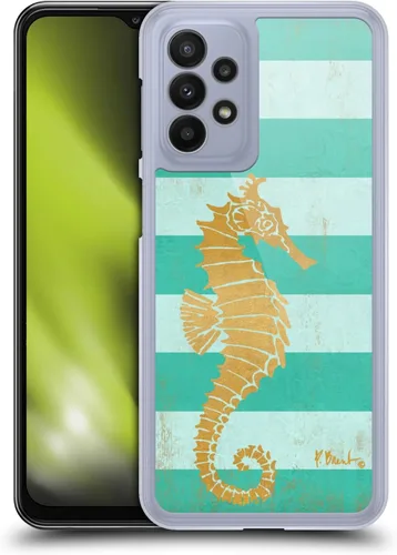 Vista 18 de Head Case Designs Funda rígida con licencia oficial de Paul Brent Agate Mermaid Coastal compatible con Samsung Galaxy A23/5G (2022)